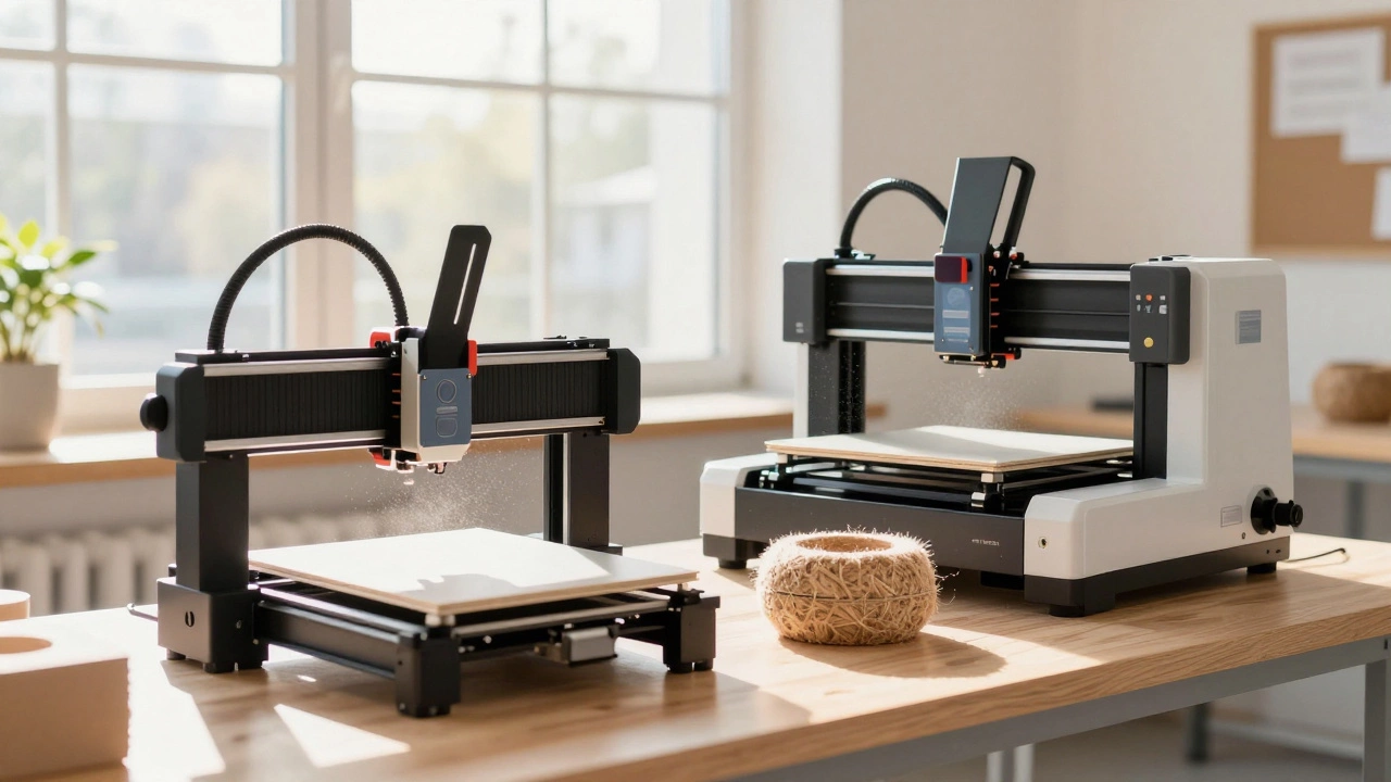 3D printer and CNC machine making eco-packaging