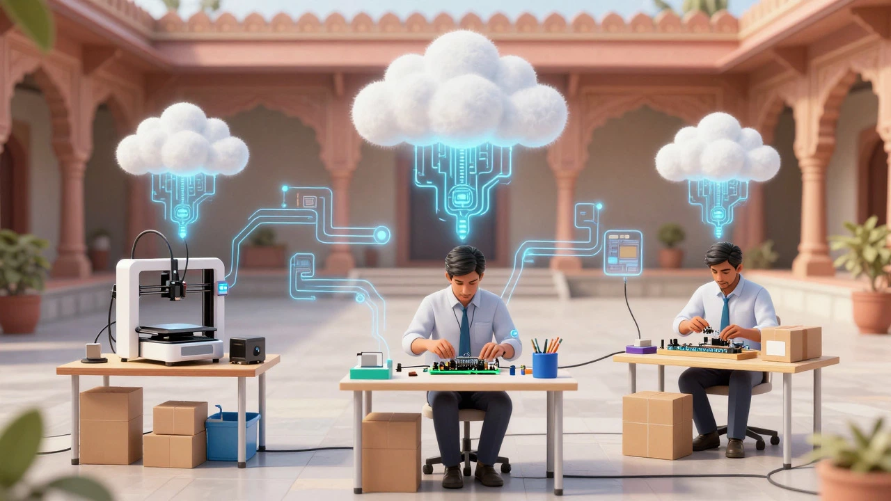 Digital network connecting small Indian workshops for distributed manufacturing